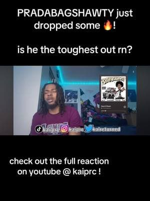 listen to the tape with me please! prada tapped in too🫨 #fyp #kaiprc #music #pradabagshawty #atl #music #reaction 