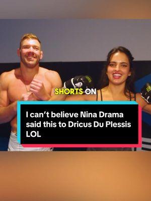 I can’t believe Nina Drama said this to Dricus Du Plessis LOL #mma #dricusduplessis #duplessis #ninadrama #kickboxing #boxing #muaythai #muaythaifighter #muaythaifighter #taekwondo #jiujitsu #brazilianjiujitsu #jiujitsugrappling #jiujitsulifestyle #wrestling #wrestlingtiktok #wrestlingtok #fit #Fitness #grappling #karate #ufc312 