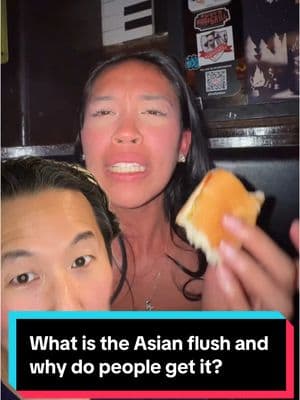 Why is her face getting redder and redder? It’s the Asian flush and here’s why it happens! Video credit: @jony #asianflush #alcohol 