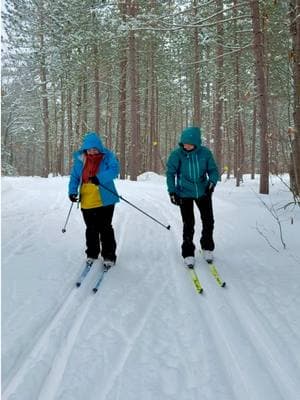 How everybody be Nordic skiing since the Super Bowl.  . . . #theynotlikeus #kendricklamar #crosscountryskiing #puremichigan #michigancheck #yooper #upperpeninsulamichigan 