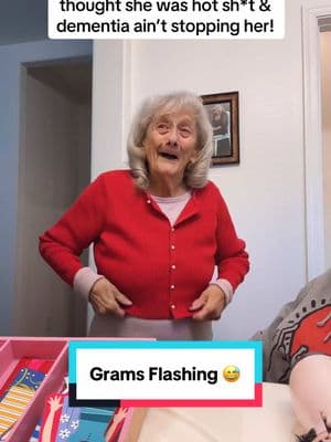 This has always been our dynamic. Loud & silly. #LifeWithGrams #Sassy #Flash #Grandma #Alzheimers #Dementia #Family #Funny #Caregiver #ElderCare #GRWM #Hair #DayInTheLife #BestFriend #Fancy #TikTokLive #Highlight #Recap 