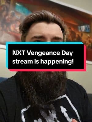 We are streaming #NXTVengeanceDay but not the kick off show! #goodnewsbadnews #WWE #wrestling #NXT #PLE #TGN24KGoldClub #TGNNetworks #TGNCoffee #WWT 