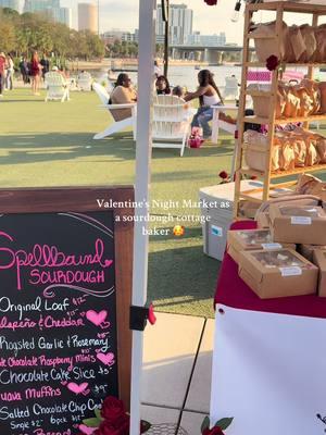 This market was so fun & so much less work than normal because my husband came along and helped out 🥹🥰 #tampabaysourdough #sourdough #cottagebaker #market #armatureworks #tampa #tampafood 