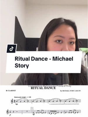 Thank you to whoever requested this! #ritualdance #michaelstory #concertband #band #bandkid #bandtok #clarinet #clarinetsoftiktok #fyp #foryou #musician #musiciansoftiktok 