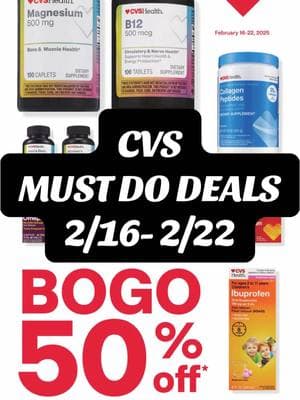 CVS MUST DO DEALS FOR THE WEEK OF 2/16 - 2/22!  #cvs #cvsdeals #cvscouponing #coupon #couponing #coupondeals #mustdodeals #couponcommunity #savemoney #savvycouponshopper 