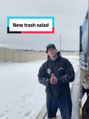 New trash salad! Who else is in? @Datrashmaaan #trashsalad #lettuce #salad 