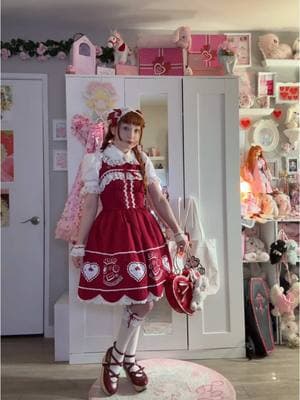 Valentine’s Day coord! ❤️ #babythestarsshinebright #lolitafashion #eglfashion #angelicpretty #metamorphose #ロリィタ 