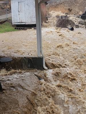 Our house early today! Flash flood Warning is in effect. This was after 2+ inches of rain in less than 6 hours with more coming. Our creek broke its bank and almost flooded us out. Special thanks to the Sunshine Volunteer Fire Department for the help in diverting the water away from our foundation.  #flashflood #flood #flooded #floodwarning #flooding #rain #weather #severeweather #svfd #mannsadventures 