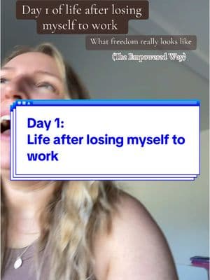 I bet you’ve felt it too: lost to work, perfectionism, people-pleasing… This series is for anyone who’s done *everything* to succeed but still feels off.  Day 1 starts now. Let’s break free from overachievement & start finding joy.  #getyoursparkback #existentialcrisis #burnoutrecovery #recoveringpeoplepleaser #recoveringperfectionist #findyourself #careerempowerment 