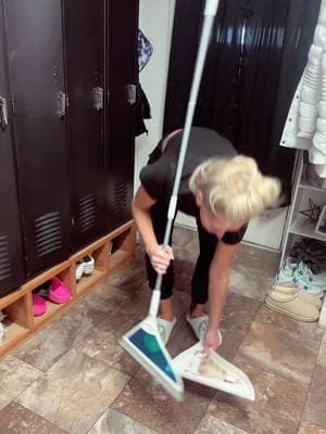 If you have kids, you need this! #helio #wetmop #drymop #MomsofTikTok #floorcleaning #snowday #wetfloor #mudroom #messy #lazyday #momlife #airbroom #asseenontv 