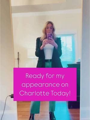 GRWM FOR CHARLOTTE TODAY SHOW! 🤗😎🔥#LTKFind #LTKWatchNow #jenniferhurvitz #datingadvice #doingrelationshipsright #midlifepriceless #midlifemomma 