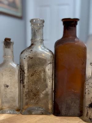 Before and after ✨ #medicinebottles #dumpdigging #beforeandafter #1800s #early1900s #oldstuff #antiqueglass #apothecary 