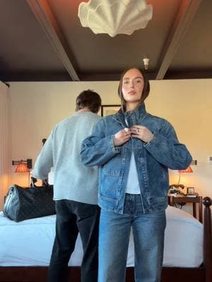 Double denim forever #fashion #fashiontiktok #minimalfashion #styleinspo #OOTD #outfitinspo 