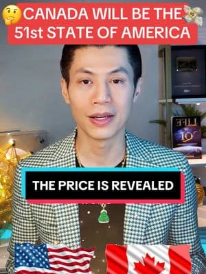 The hypothetical scenario of the United States purchasing Canada and making it the 51st state. The estimated cost of this deal is around $17 trillion, which would be approximately $500,000 per person. #Canada #UnitedStates #51stState #NaturalResources #Wealth #Qi #Abundance #qicoil #fyp #foryoupage 