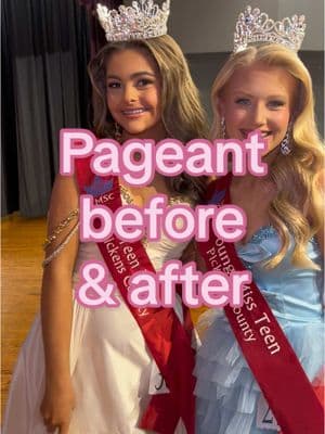 Before the pageant versus after! 👑 So proud of these state-bound beauties!  #pageants #pgeantmakeup #pageanthair #pageantgirls #littlemisssouthcarolina #lmsc 