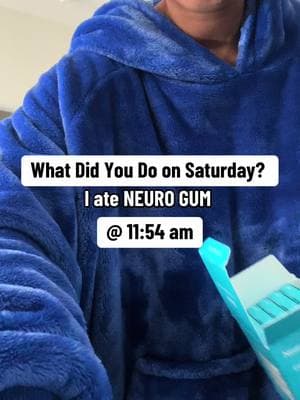 Saturday started with a boost! 🧠💙 Tried Neuro Gum for the first time—let’s see what it does! Who else has tried this?” #NeuroGum #FocusMode #BrainBoost #EnergyHack #ProductReview #MorningRoutine #StaySharp #CaffeineAlternative #WellnessJourney #MindsetMatters