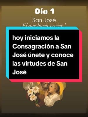 HOY INICIAMOS LA CONSAGRACIÓN A SAN JOSÉ #CapCut #cristianos #jovenescatolicos #jovenescristianos #alygy_lavozdeldesierto #ejercitomariano #catolicaporconvicción #catholic #catholictiktok #cristianos #jovenescatolicos #catholic #catolicasoy #catolicosoy #catolicos_por_amor #bible #sanjose 