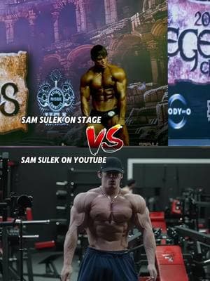 Sam sulek on stage vs youtube #samsulekstage #mrolympia #bodybuilding #gym #samsulekmeme #samsulekeffect #samsulek 