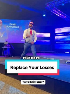 You claim this ? #losses #replace #davidpowertalk #motivationalspeaker 