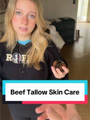 This made her skin so much healthier #beeftallowskincare #skincare #acnetips #dermatologist #clearskin #womenskincare 