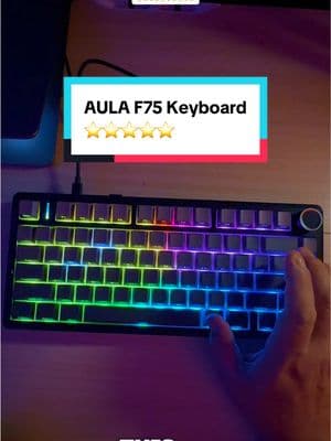 The Aula F75 Keyboard is absolutely amazing! It lives up to the hype! This keyboard includes the Leobog Reaper switches. Two thumbs up! #creatorsearchinsights #tinoreviews #techreviewer #techreview #gadgetreview #aula #aulaf75 #keyboardasmr #leobogreaperswitch #creamykeyboard #thockykeyboard #asmrsounds #asmr #officesetup #GamingOnTikTok #gamingtok 