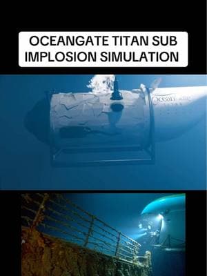 US Coast Guard releases clip that ‘records the suspected acoustic signature’ of 2023 wreck that left five dead in Oceangate Titan submarine implosion.  The sound (not depicted in this video) is mostly a series a static sounds that don’t necessarily reveal anything to the general public other than just that, static sounds.  This simulation is a look into what it could have looked like for the five passengers on board that according to scientists didn’t have time to realize what was happening.  VC: Animated Graphics  #oceangate #CapCut #titanic 