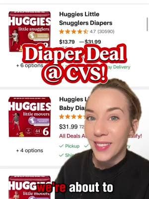 Over 50% off diapers over at @CVS Pharmacy !! Posting 2/16! #cvs #cvsdeals #cvscouponing #cvspartner #AD #cvscouponer #cvsbreakdown #couponing #coupons #couponingdealsthisweek #couponcommunity #livycoupons #fyp #foryou #foryoupage #howtocoupon #couponingforbeginners #couponing101 #savingmoney #savings #baby #MomsofTikTok 