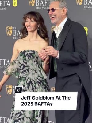 #JeffGoldblum and wife Emilie Livingston have arrived at the 2025 #BAFTAs. 