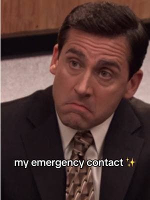 That's mine, and I'm gonna stick beside him 🤧 #TheOffice is streaming now on Peacock.  #MichaelScott #EmergencyContact 