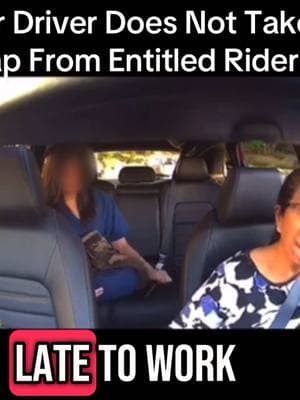 Uber Driver Does Not Take Crap From Entitled Rider #fyp #uber #lyft #uberride #uberdriver #taxi #taxidriver #dashcam 