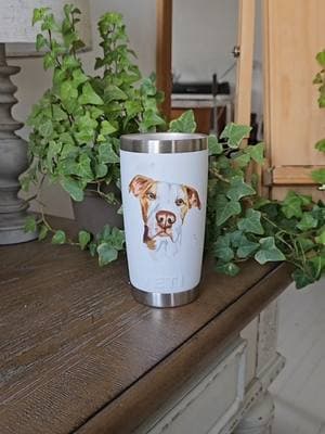 And Of Course They Are Washable, Can't Wait To See This One All Sealed And Finished! #dogtok #Dogmom #dog #pets #customtumbler #yeti #customyeti 