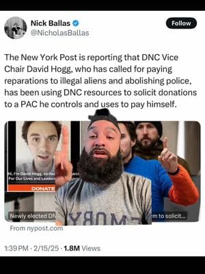 DNC Vice Chair David Hogg is in hot water….FOR NOTHING. #DavidHogg #dnc #vicechair #nypost 