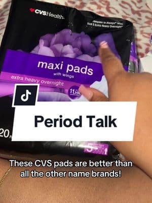 If you a purple or orange Always girl, try these on your next cycle and report back! #periodtalk #menstrualsupport #cvspharmacy #cvshealth #periodtips #girltalk 