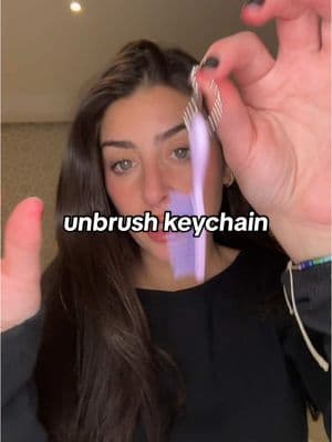 mini unbrush keychain i am obsessed #unbrush #unbrushkeychain #brush #minibrush #hair #hairbrush 