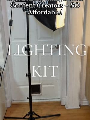 Professional lighting on a budget? YES PLEASE! Perfect for creators, lives, or filming at home and it’s super affordable! Shop now in my TikTok Shop! #ContentCreator #TikTokShop #CreatorEssentials #LightingSetup #BudgetFinds