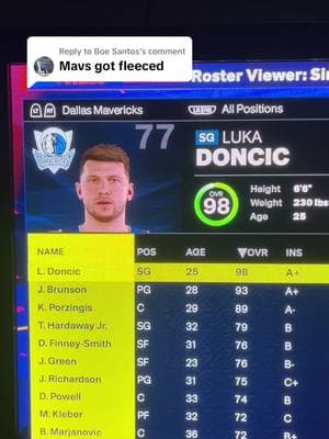 Replying to @Boe Santos this did not go as planned🤦‍♂️ #dallas #mavericks #rebuild #NBA #2k25 #basketball #trade #lukadoncic #jalenbrunson #kristapsporzingis #timhardaway #dorianfinneysmith #mynbaeras #scenarios #3peat #championship #nbafinals #nbaplayoffs #nbaoffseason #longervideos #viral #fyp 