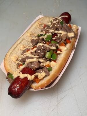 Come to LV Night Market at M Resort tonight starting at 5pm and enjoy our exclusive Teriyaki Dog #buldogis #mresort 