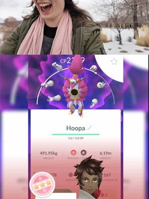 I got the HUNDO HOOPA! 🤯 #Pokemon #PokemonGO #AyyyLexa #Hoopa #HoopaRaidDay #Hundo #PerfectPokemon #Gaming #Videogames