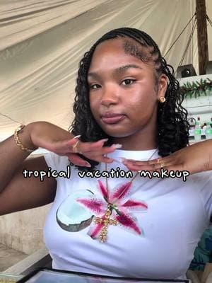 back on tiktok ❤️🌸!  #vacationmakeup #pcos #pcosmakeup #pcosbeauty #makeuptutorial #beachmakeup 