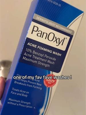 this face wash is super amazing and will not disappoint! if you have any tips for acne pls comment! linked in my showcase or click the shopping cart! #panoxyl #facewash #panoxylfacewash #skincare #acne 