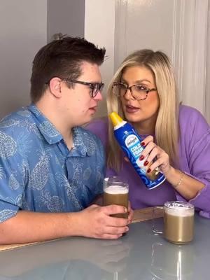 #ad Sippin' on compliments and @International_Delight Cold Foam Creamer. There's no better way to start off your morning! Our favorites flavors are the Caramel Macchiato and Sweet & Creamy - they're foaming delicious!!! ☕✨#InternationalDelight #coldfoamcreamer #Siblings #NateTheGreat 