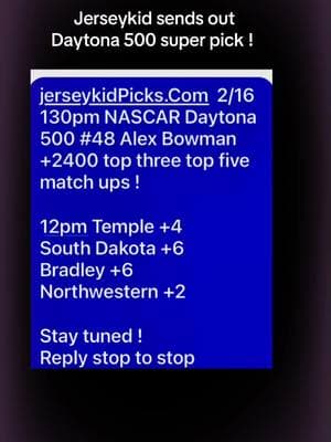 #SportsPicks #Daytona #Cbb #Daytona500 #SportsBetting #Dfs #SundayFunday #Winning #Investing #Gaming ##FreePicks##Mgm