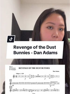 Requested by @Joc 😘 thanks for requesting! #revengeofthedustbunnies #danadams #concertband #band #bandtok #bandkid #clarinet #clarinetsoftiktok #fyp #foryou #musician #musiciansoftiktok 