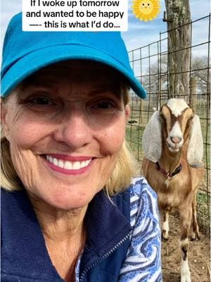 Life is a beautiful gift—every moment is precious and won’t come again.  Choose gratitude, embrace joy, and live fully now.  This is my goat Lucy and me. My 1st ever goat and the sweetest goat ever. She’s been over the rainbow bridge a couple years now. Remembering her always fills my heart with joy. I have Lucy’s daughter Girlie—she’s expecting any day…  Get my gratitude meditation to start your day with a heart full of thanks!  It’s my gift to you— see the 🔗.🌿🕊️ #Gratitude #MindfulLiving #EmbraceTheMoment #NubianGoat #SpiritConnections #Joy