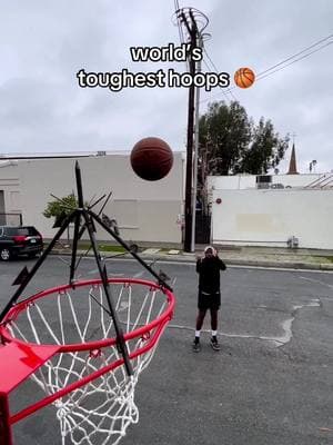 might be time to level up the 3-point contest 🤔  #basketball #hoops #lethalshooter  #trickshot  