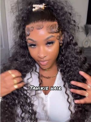 so cutee 😍🎀 hair: @Tahikie Hair Shop #wiginstall #hairstyle #affordablewig #wigstyling #dramaticbabyhair #deepwavewiginstall #deepwavewig #halfuphalfdown #halfuphalfdownhairstyle 