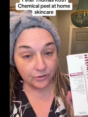 At home chemical facial peel swabs from  @Peter Thomas Roth Labs #facial #chemicalpeel #skincare #skincareroutine #peels #brighteninh#makeup #brightskin #skin #facialpeel @peterthomas@Peterthomas#