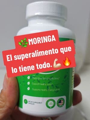 🚨 ¡EL SECRETO NATURAL QUE TU CUERPO NECESITA! 🚨 🌿 Moringa: el súper alimento cargado de vitaminas, minerales y antioxidantes. 💪 ✅ 7x más vitamina C que la naranja 🍊 ✅ 4x más calcio que la leche 🥛 ✅ 3x más potasio que el plátano 🍌 ✅ Más hierro que la espinaca 🌱 💚 Aumenta tu energía, fortalece tu sistema inmunológico y mejora tu bienestar . 🔥 ¡Agrégala a tu carrito y pruébala hoy! No te quedes sin la tuya. 🔥 🛒 Compra ahora ⬇️ #Moringa #SuperAlimento #SaludNatural #EnergíaPura #Bienestar #VidaSaludable #TikTokShop #supplements #rosabella 