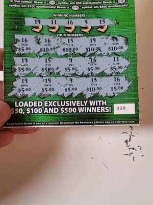 #lotterywinner #luckywinner #winner #scratchoffticket #scratcher #lottery #scratchtok #satiafaction #asmr #scratchoff 