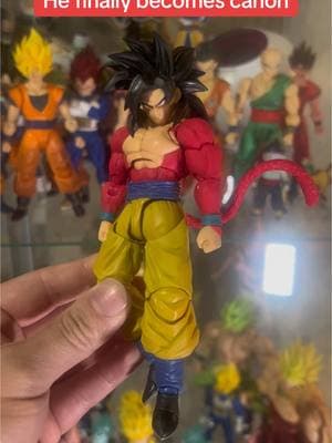 Yessss the best transformation ever becomes canon!!! Shfiguarts needs to hurry and announce it! #shfiguarts #goku #daima #daimagoku #ss4goku #dbz #dragonball #dragonballsuper #dragonballdaima #fyp #actionfigures #toys #saiyan #supersaiyan #ssj3vegeta 